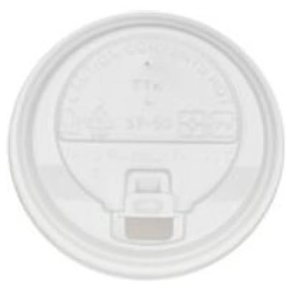 Domdeckel mit Verschlußklappe weiß für Pappbecher COFFEE TO GO 90mm O, 100 Stk. – Bild 3