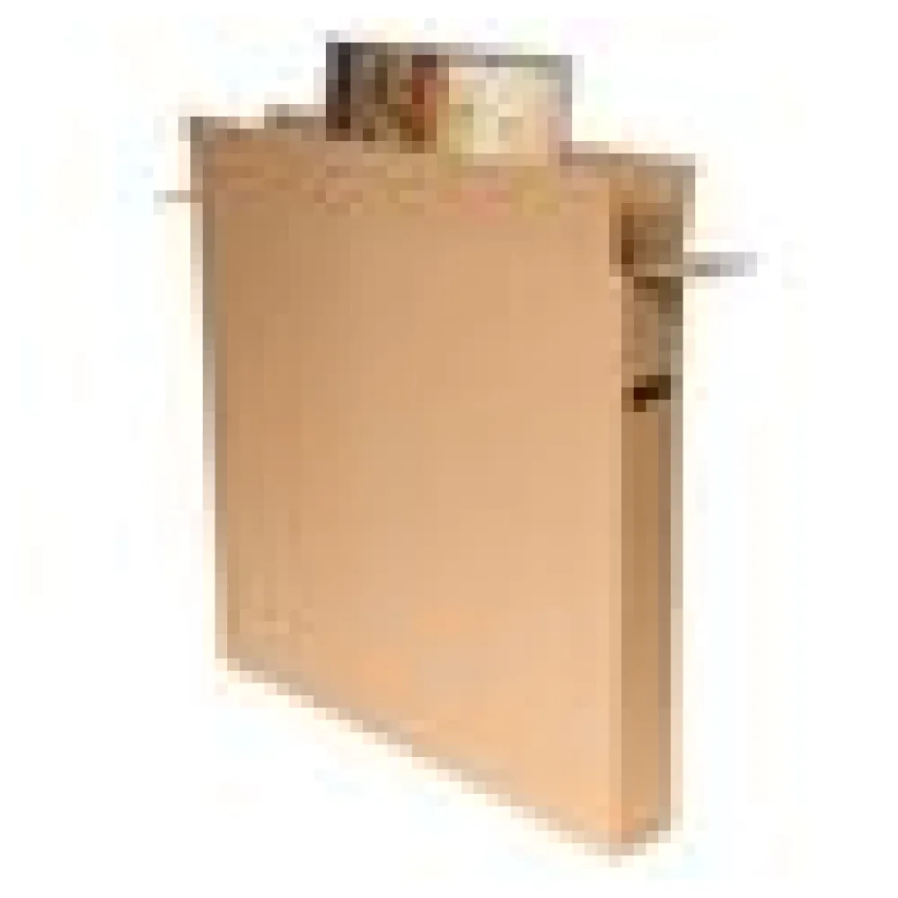 Bilderkarton 900x120x800mm mit seitlichen Griffmulden stabil 2-wellig braun – Bild 4