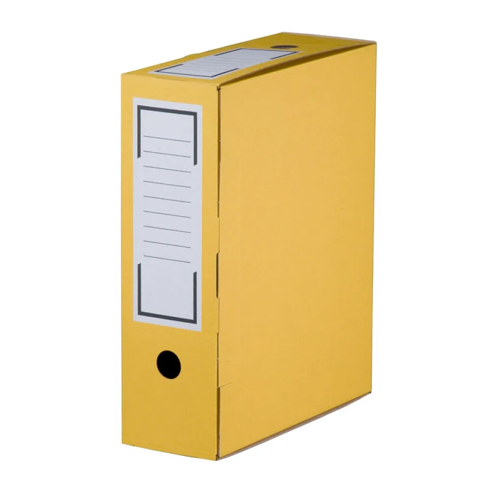 Archiv-Ablagebox 315x96x260mm, wiederverschließbar gelb – Bild 2