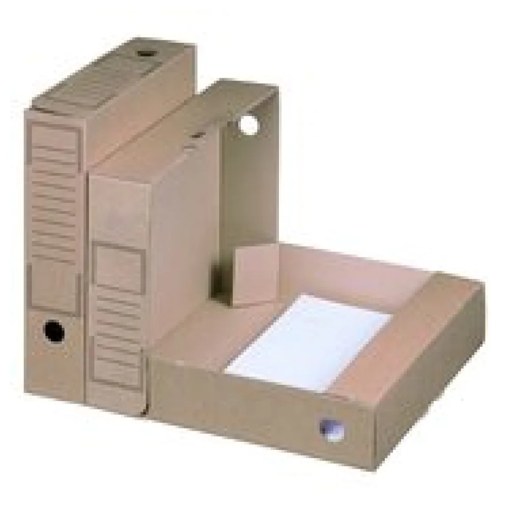 Archiv-Ablagebox 252x70x317mm wiederverschließbar braun
