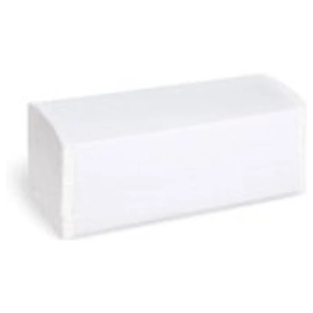 Falthandtücher Papierhandtuch 23x21cm 2-lagig weiß geprägt Zick Zack V-Falz, 3000 Stk. – Bild 3