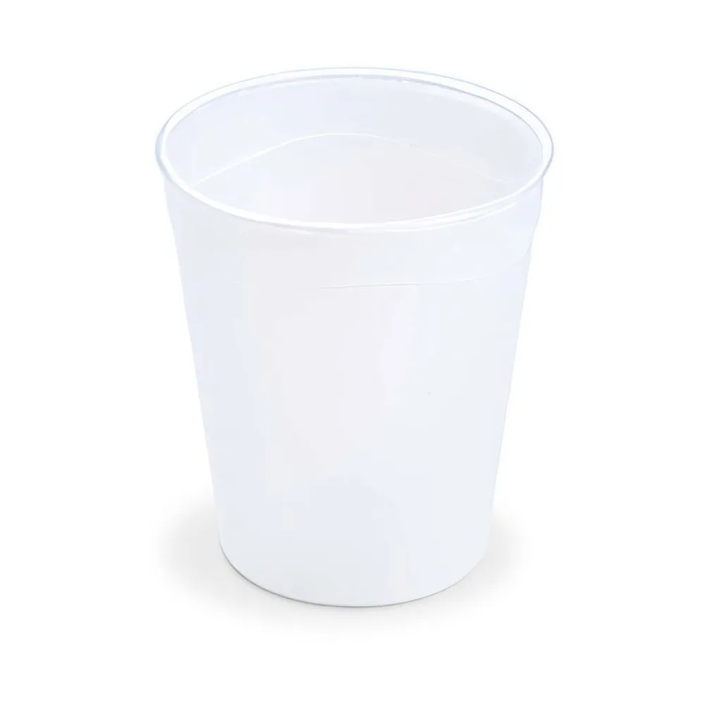 Mehrwegbecher Heißgetränkebecher transparent milchig transluzent Eichstrich 200ml O 80mm, 10 Stk. – Bild 2