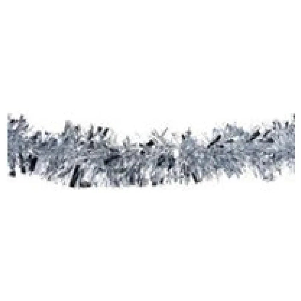 Foliengirlande silber aus PET O11cm x 2m – Bild 3