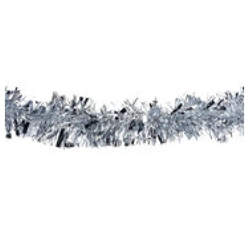 Foliengirlande silber aus PET O11cm x 2m