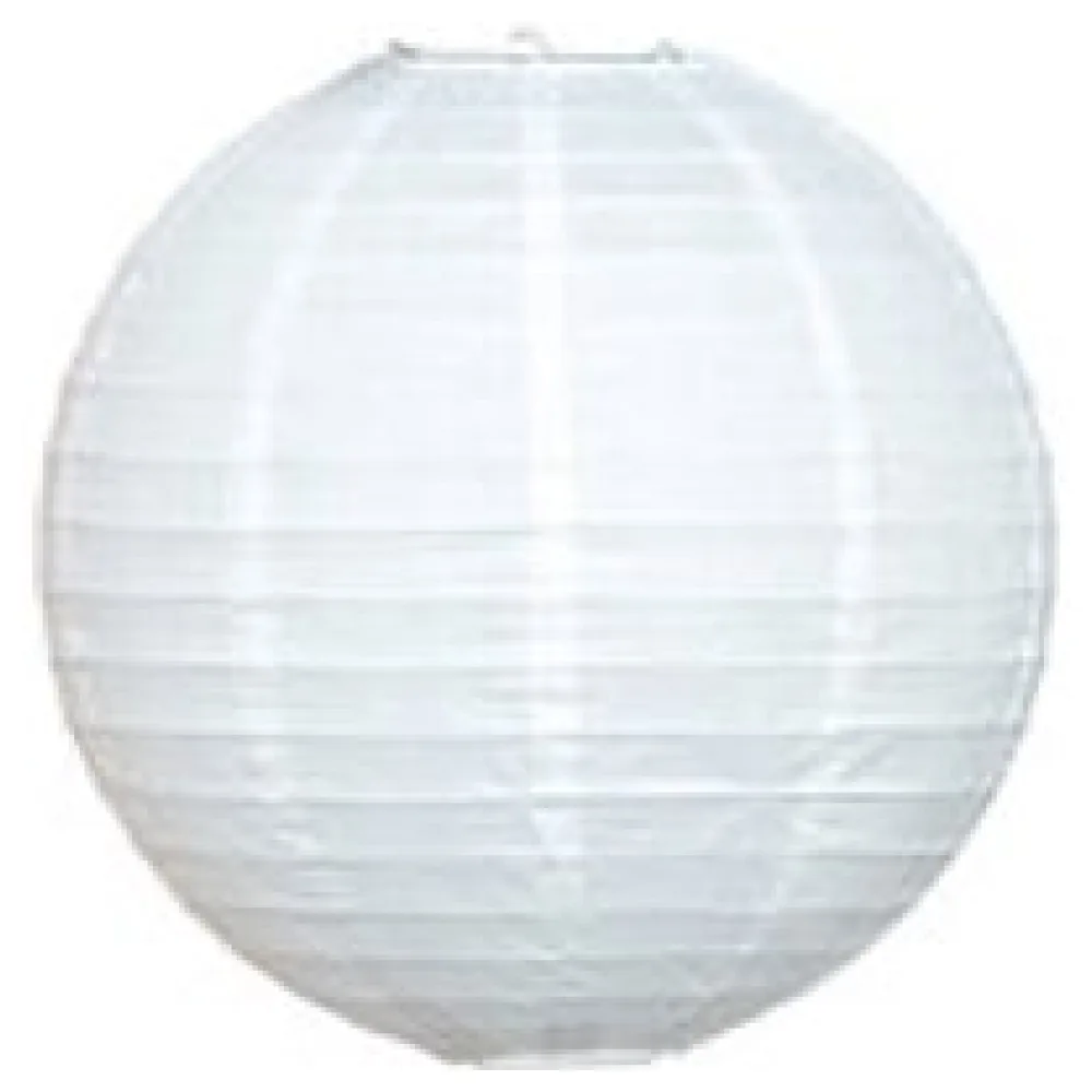 Lampion rund weiß O 35 cm – Bild 3