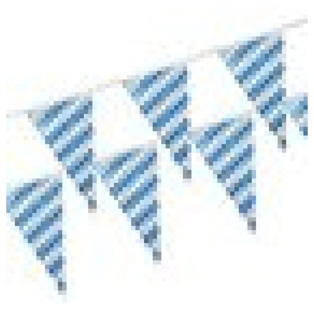 Wimpelkette Oktoberfest Bayerische Raute blau 4m wetterfest – Bild 4