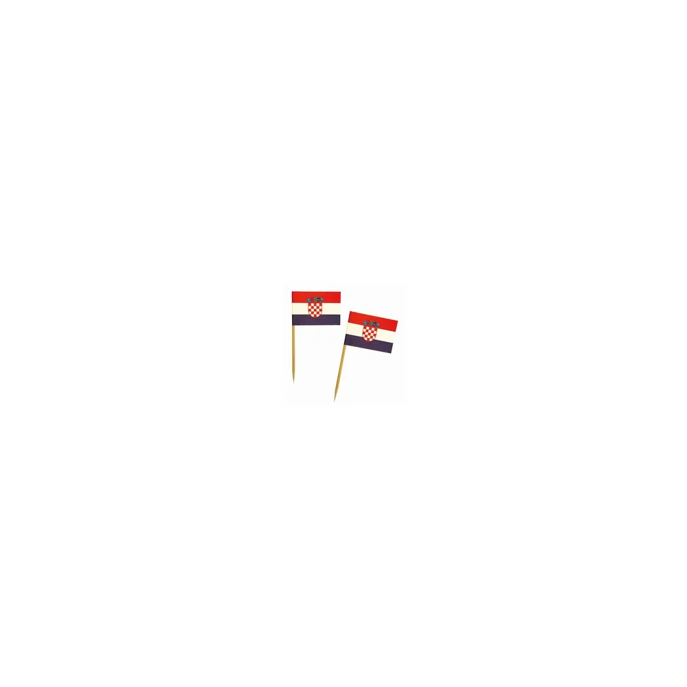 Fahnenpicker "Kroatien" 6.8cm, 500 Stk.