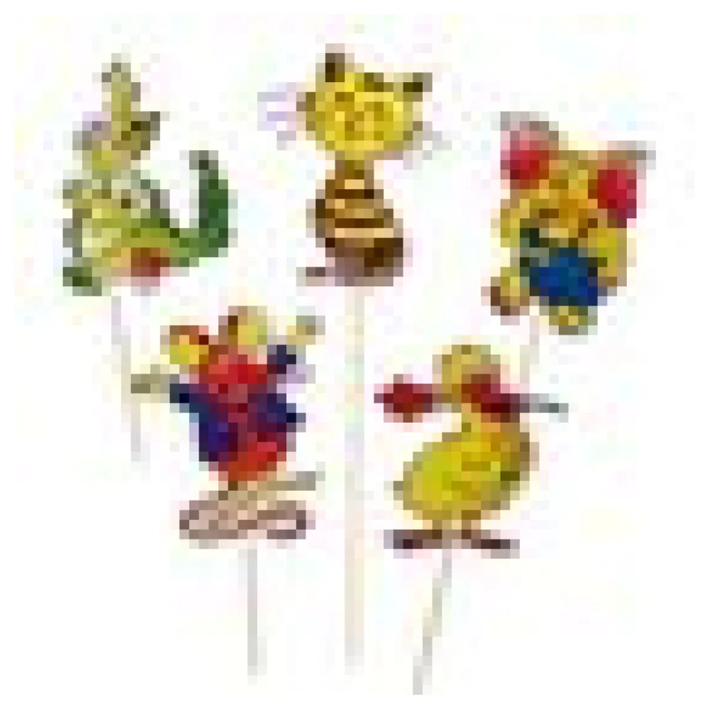 Deko-Picker "Tiere-Mix", 20cm, 100 Stk. – Bild 4