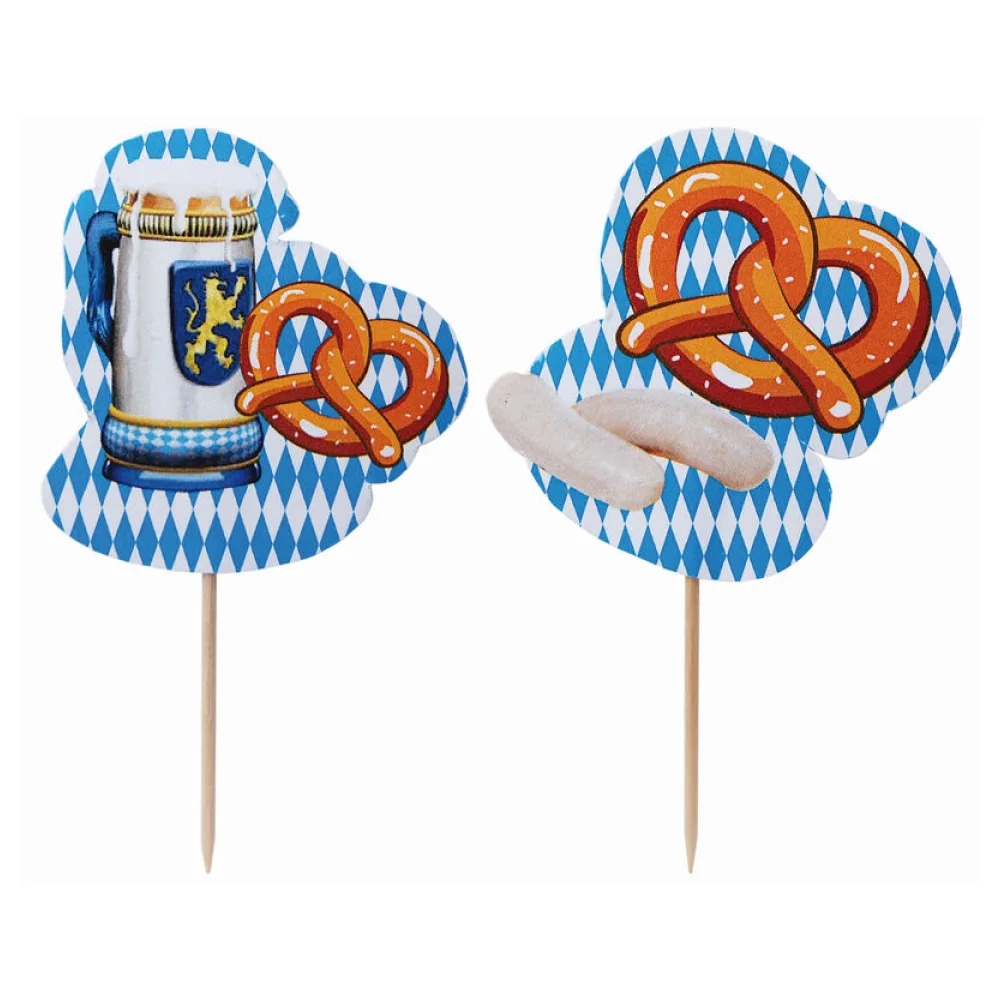Deko-Picker "Oktoberfest", 10cm, 100 Stk. – Bild 2