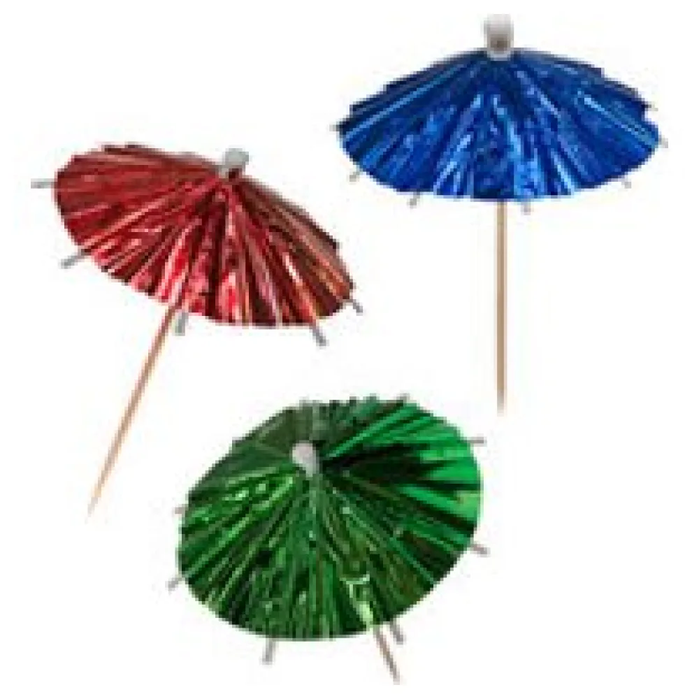 Eisschirmchen "Glitzerfolie", 10cm, 100 Stk. – Bild 3