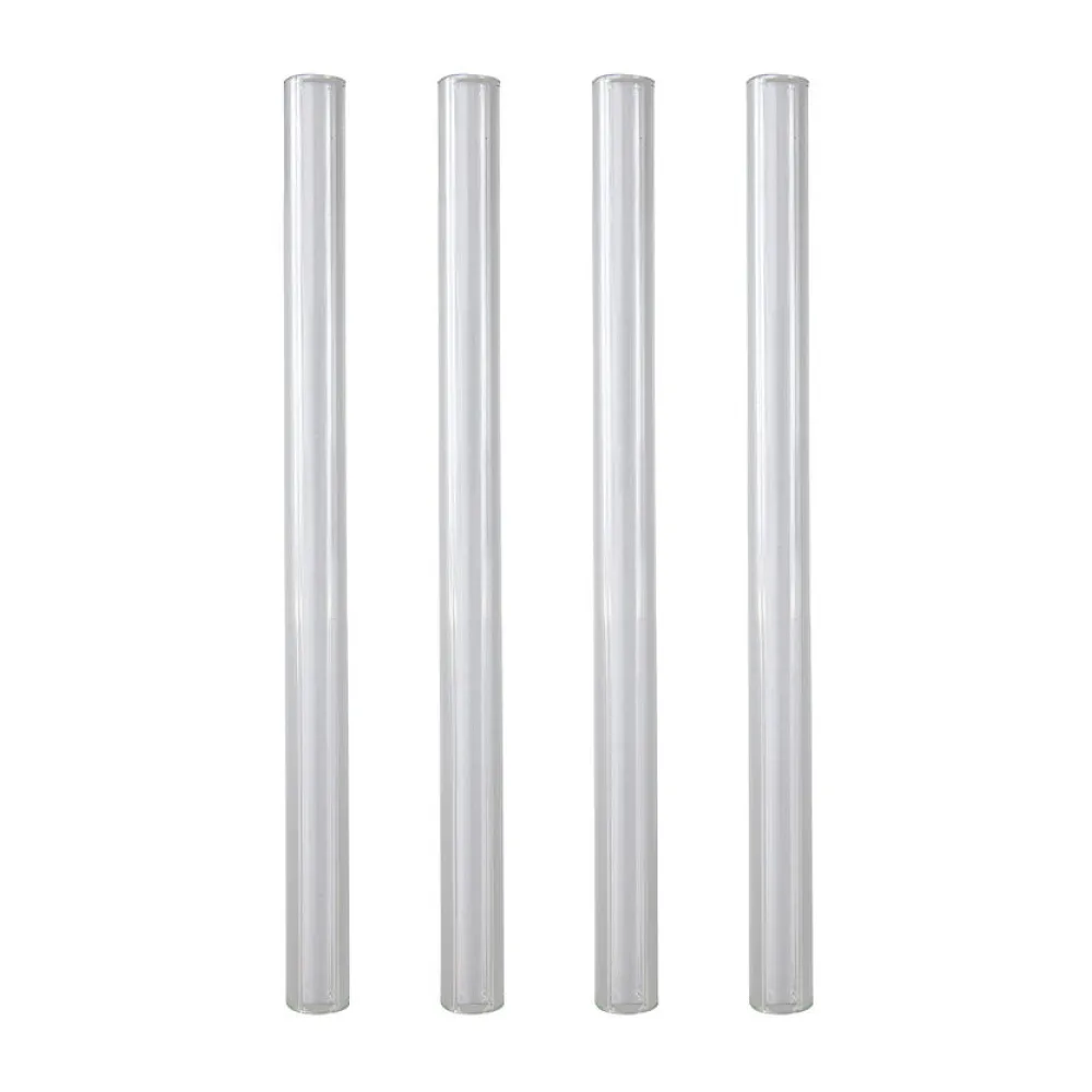 Trinkhalme aus Glas, transparent, O9mm, 15cm, 50 Stk. – Bild 2