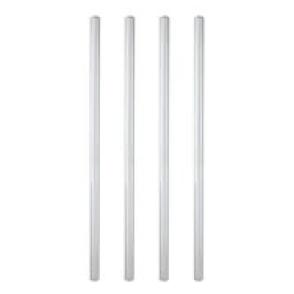 Trinkhalme aus Glas, transparent, O9mm, 24cm, 50 Stk.