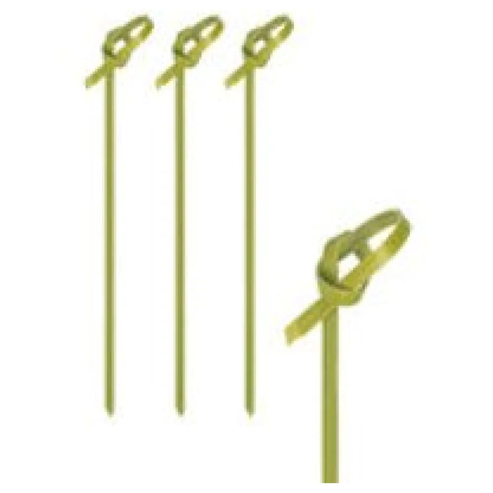 Fingerfood Spieße "Knoten" aus Bambus, 11cm, 250 Stk. – Bild 3