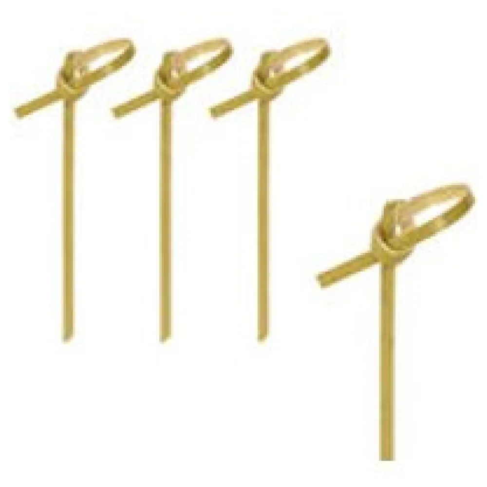 Fingerfood Spieße "Knoten" aus Bambus, 6cm, 250 Stk. – Bild 3
