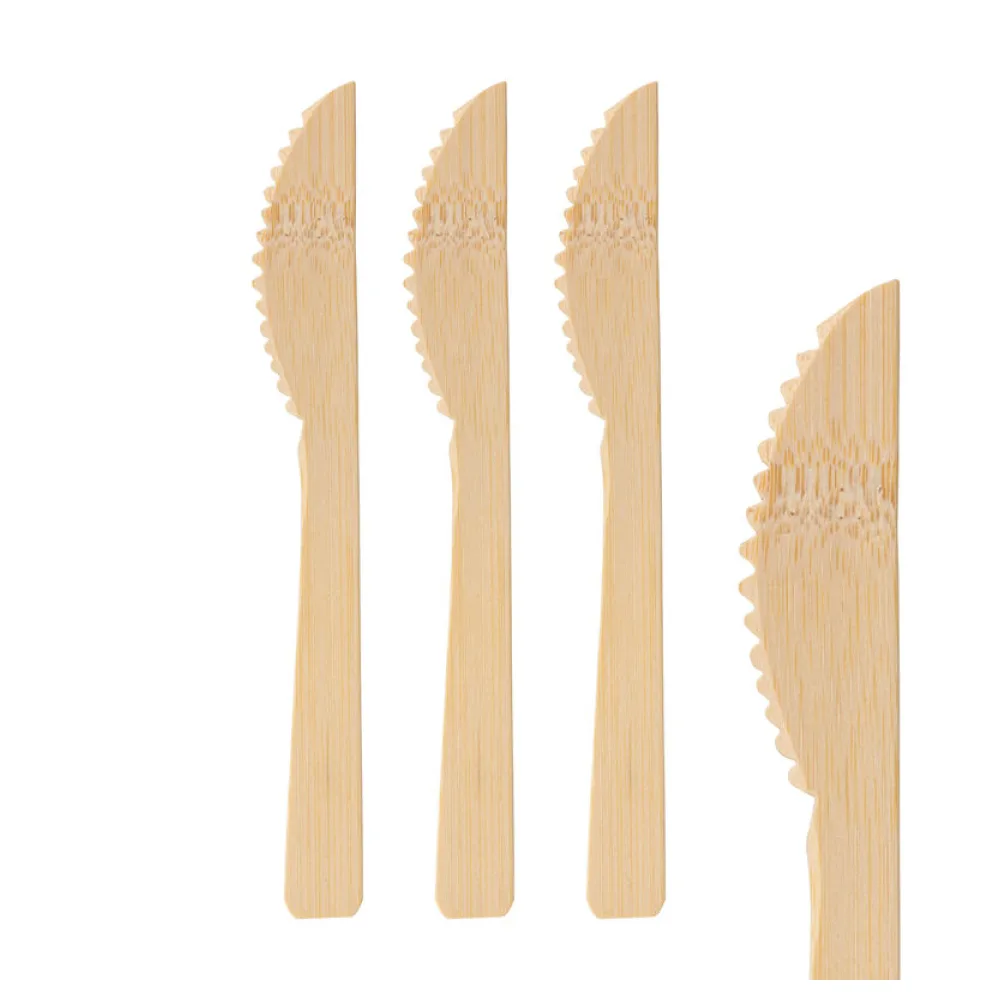 Messer aus Bambus, 17cm, 100 Stk. – Bild 2
