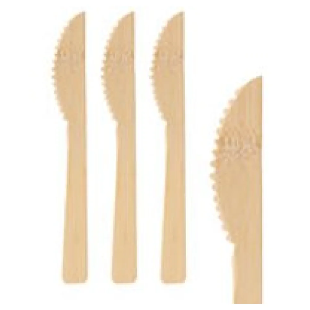 Messer aus Bambus, 17cm, 100 Stk. – Bild 3