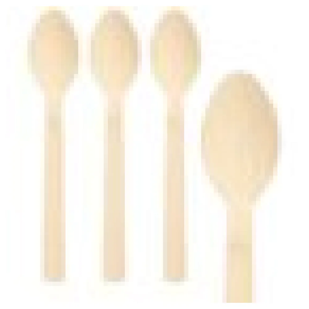 Löffel aus Bambus, 17cm, 100 Stk. – Bild 4