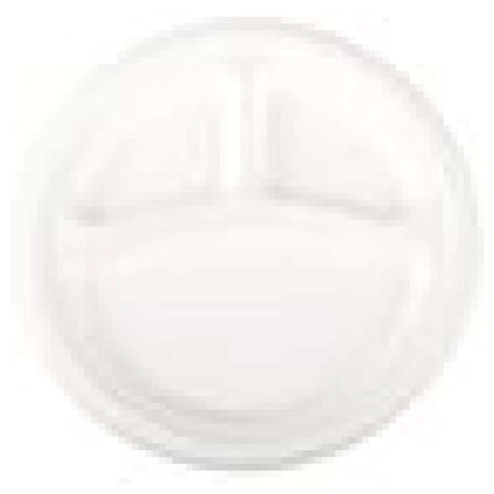 Teller 3-geteilt aus Bagasse, naturweiß, rund O26cm, 50Stk. – Bild 4