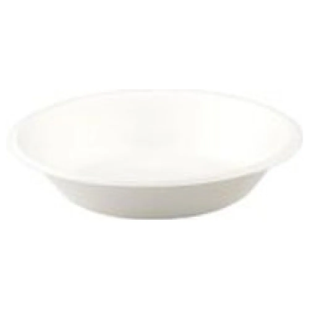 Schalen aus Bagasse, 800ml, naturweiß, rund O17cm, 50Stk. – Bild 3