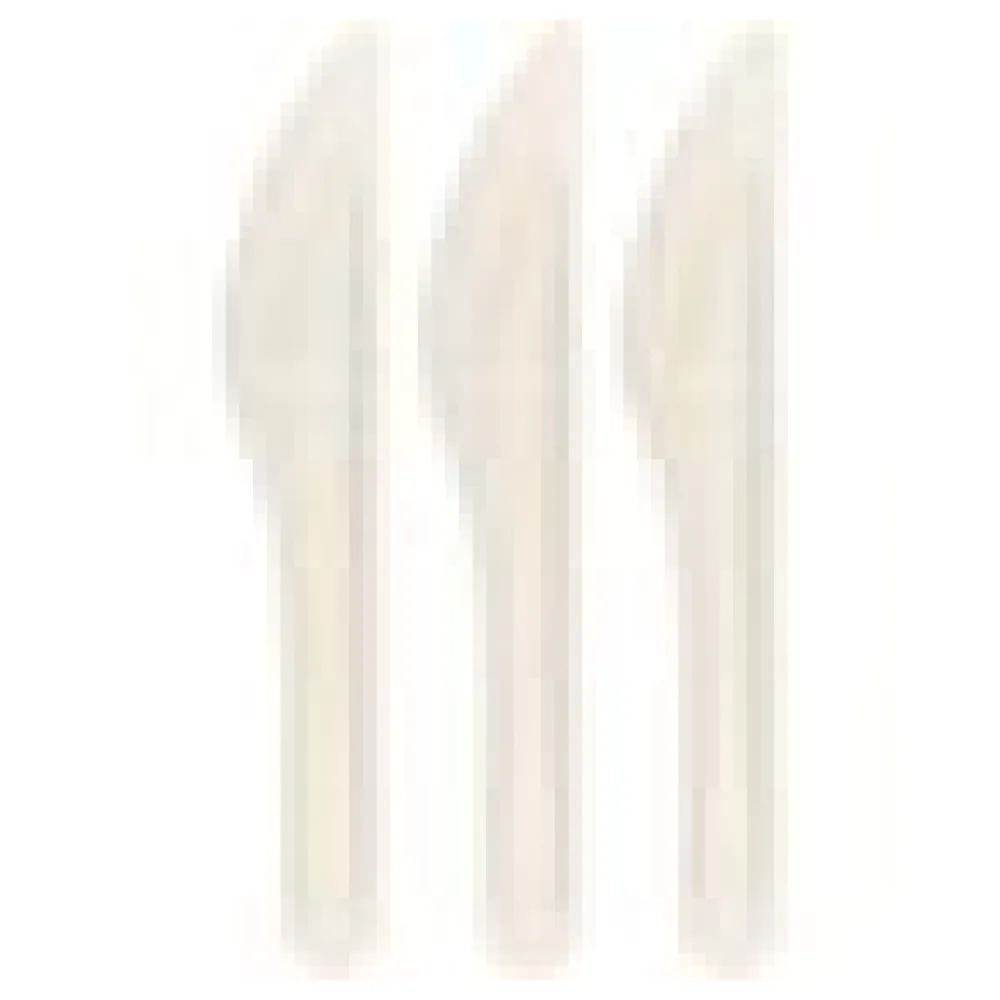 Messer aus Bagasse, naturweiß, 16cm, 100Stk. – Bild 4