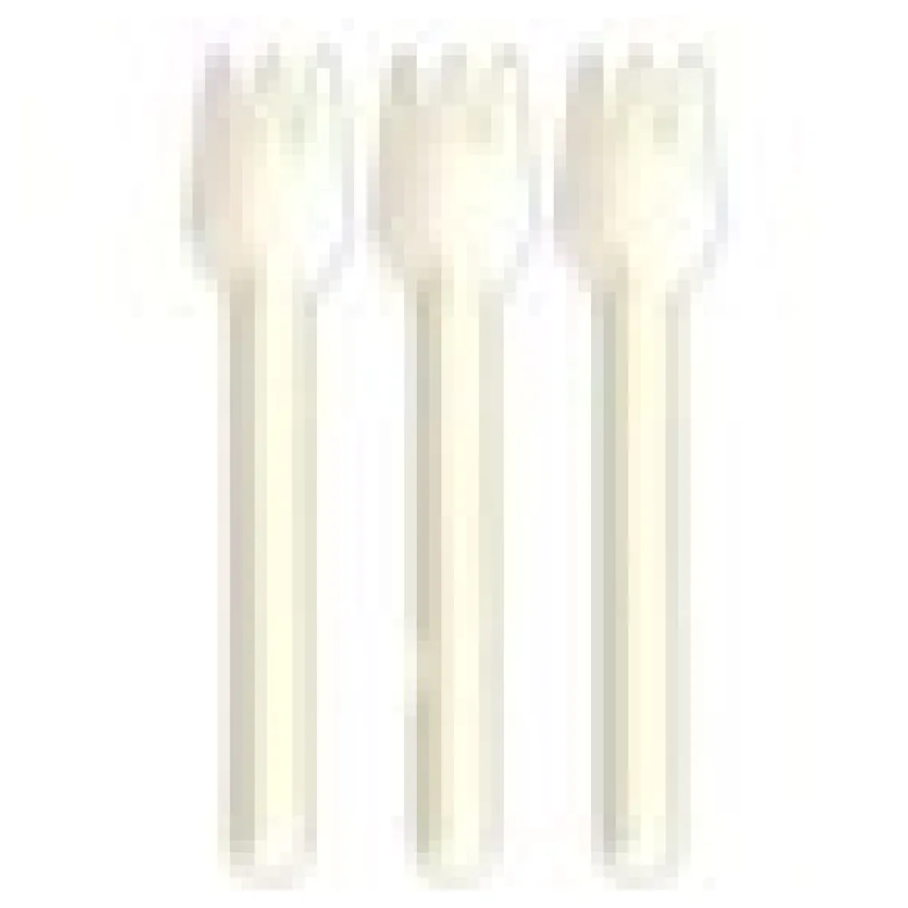 Gabeln aus Bagasse, naturweiß, 15.5cm, 100Stk. – Bild 4