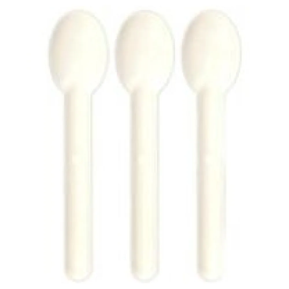 Löffel aus Bagasse, naturweiß, 15.5cm, 100Stk. – Bild 3