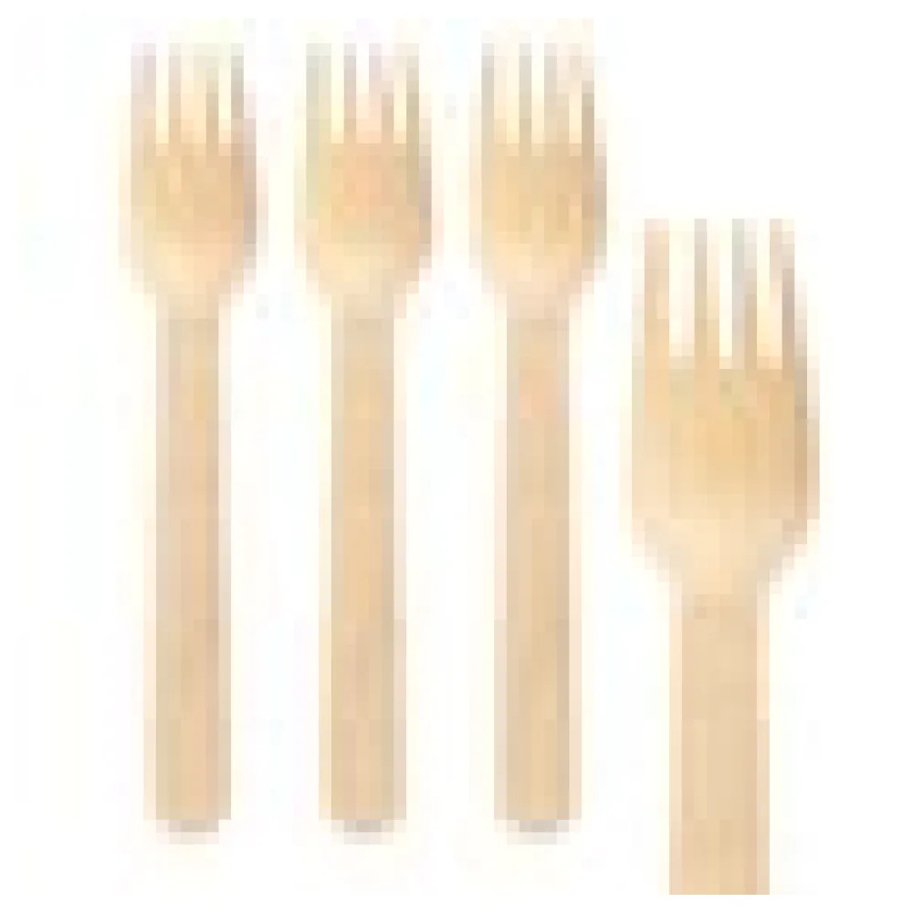 Gabeln aus Holz, 16cm, 100 Stk. – Bild 4
