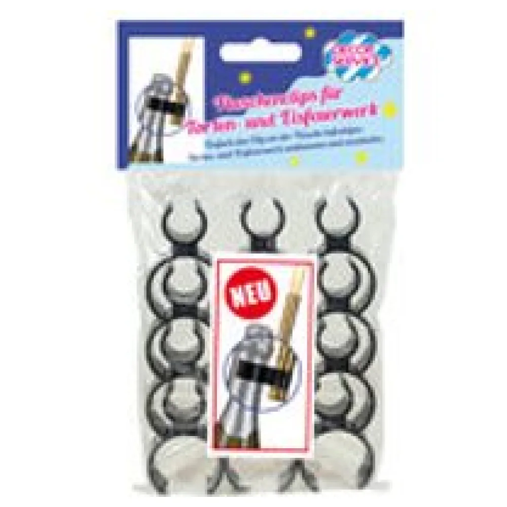 Flaschenclips für Torten- und Eisfeuerwerk, schwarz, 12 Stk. – Bild 3