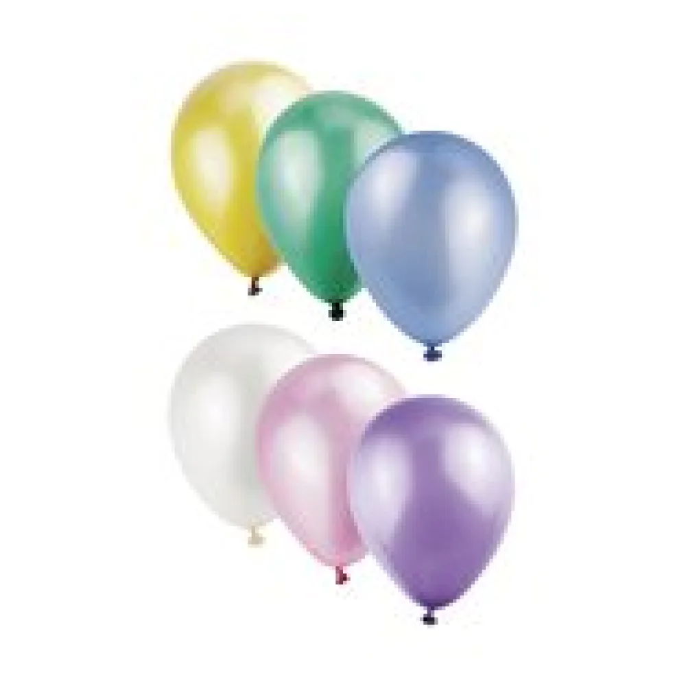 Luftballons "Perlmutt", bunt, O29cm, 50 Stk.