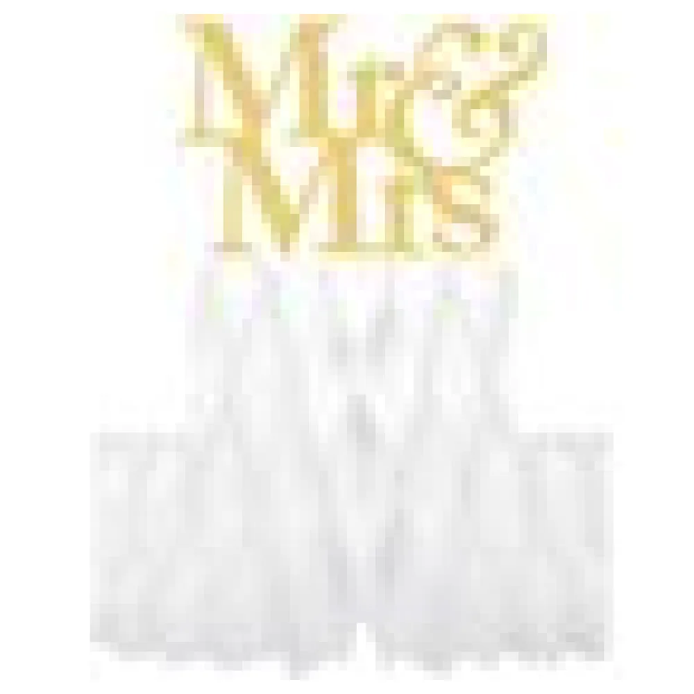 Wabenball "Mr & Mrs" aus Papier schwer entflammbar 24cm, 1 Stk. – Bild 4