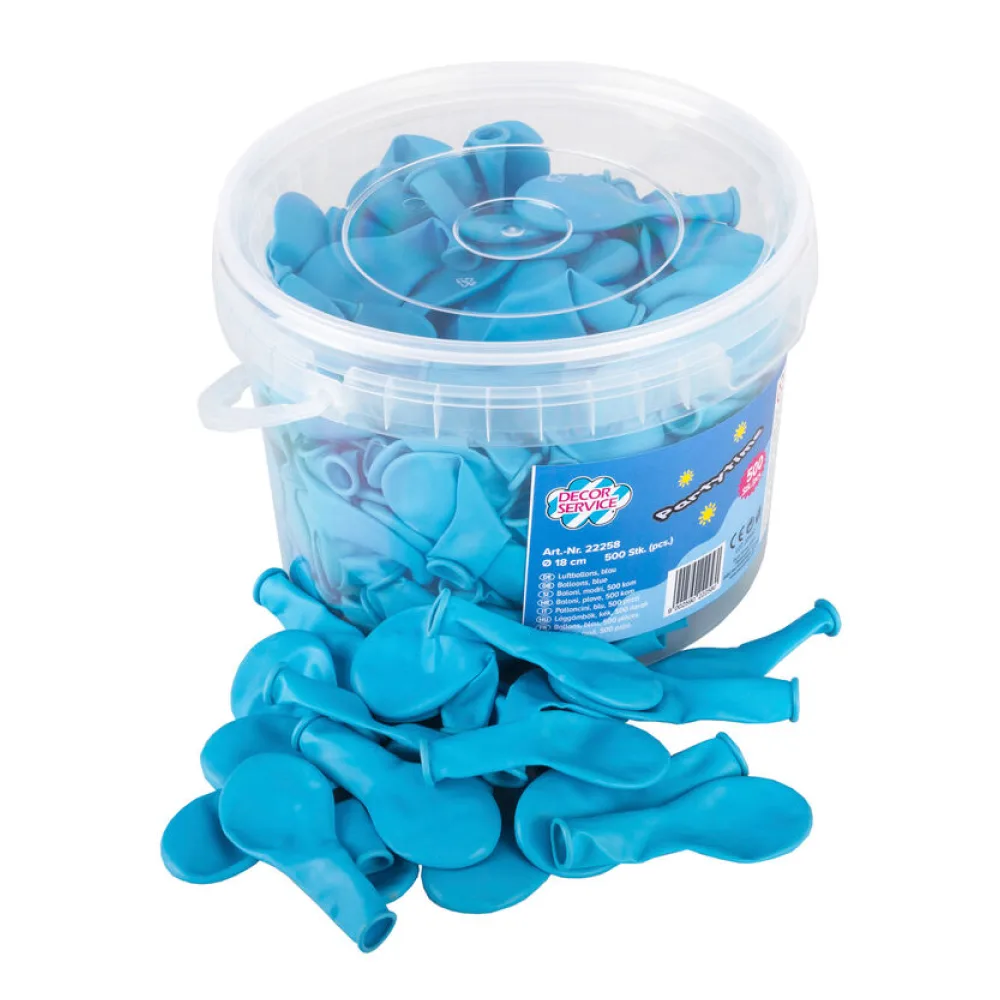 Luftballons, blau, O22cm, 500 Stk. – Bild 2