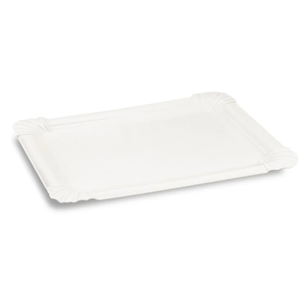 BIONATURE Pappteller aus Frischfaser 11 x 16 cm fettdicht weiß, 10 Stk. – Bild 2