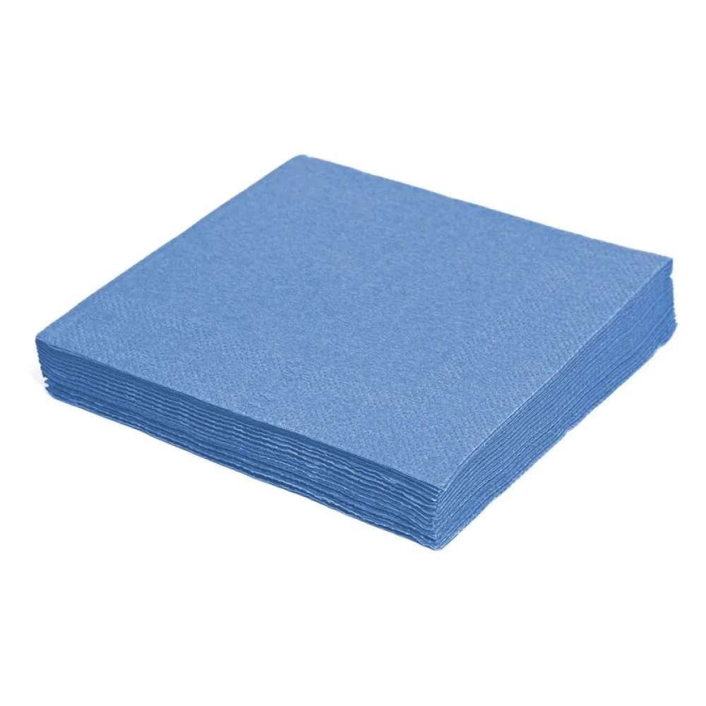 Servietten 33 x 33 cm 1/4 -Falz, 2-lagig himmelblau, 250 Stk. – Bild 2