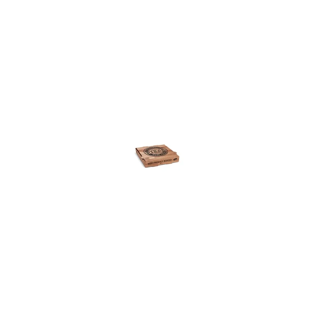 Pizzakarton aus Mikrowellpappe mit neutralem Motiv, 20 x 20 x 4 cm, 100 Stk.