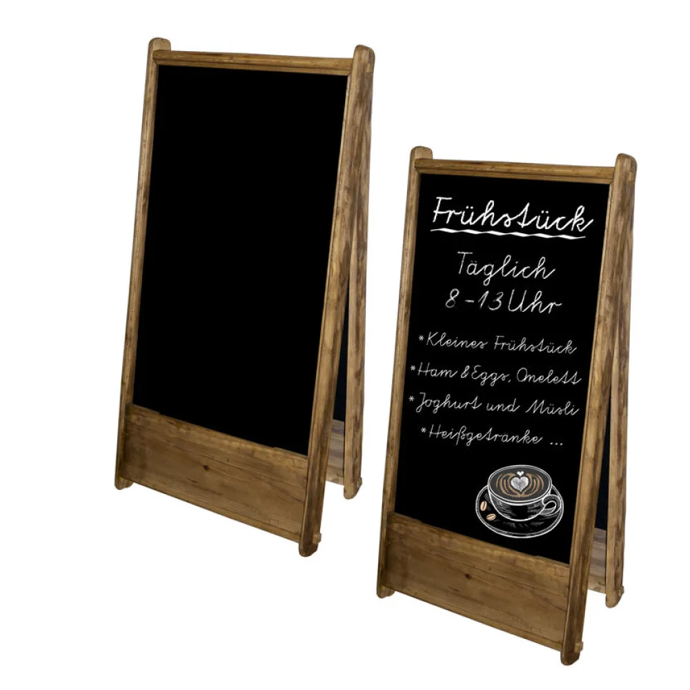 Gehweg-Kreidetafel "Vintage", doppelseitig, 62x120cm, 1 Stk. – Bild 2