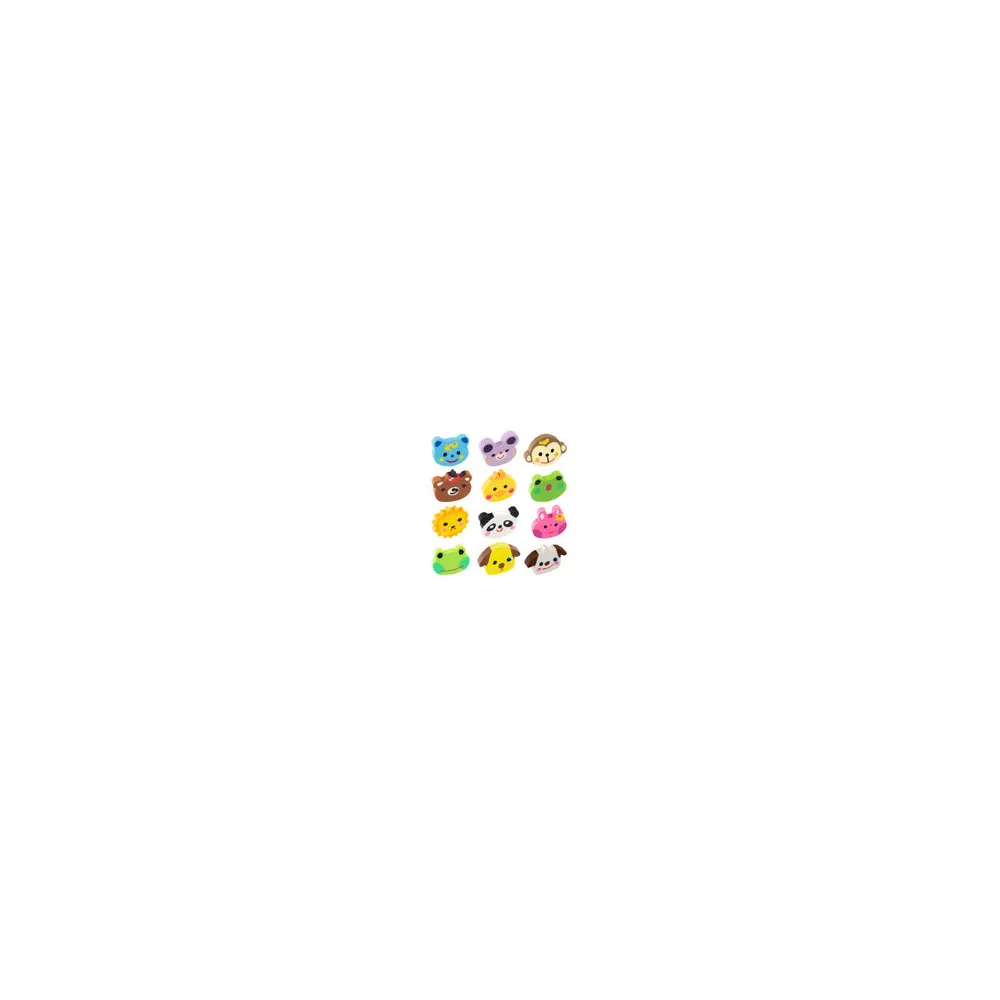 Radiergummi "lustige Motive", ca. 3cm, 36 Stk.