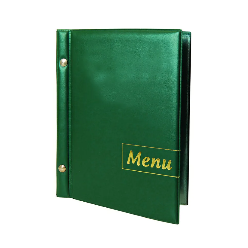 Speisekarte (PVC) "Menu" dunkelgrün, 8 Seiten, A5, 1 Stk. – Bild 2