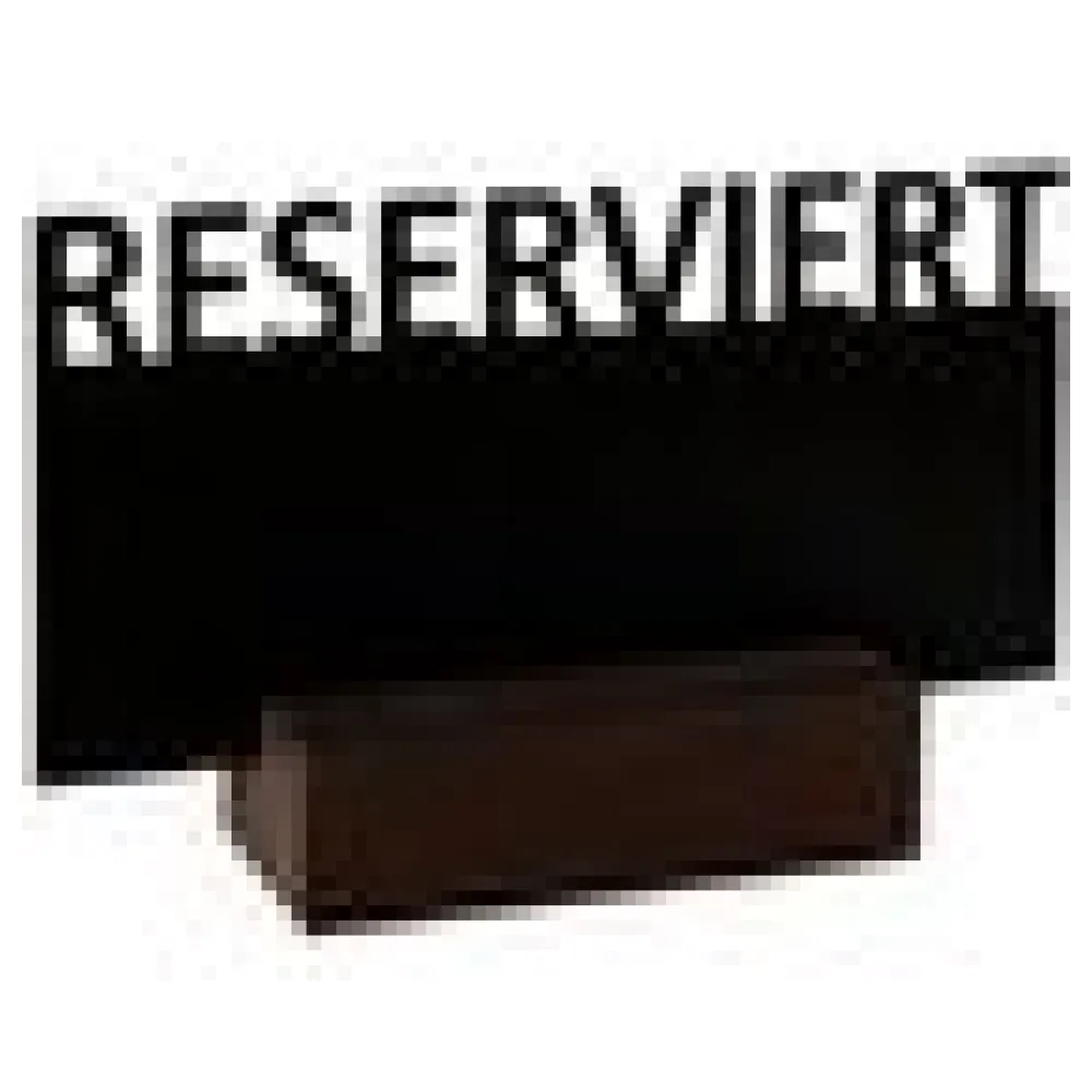 Tisch-Kreidetafel "Reserviert", dunkelbraun, 17.5x10.5x5cm, 1 Stk. – Bild 4