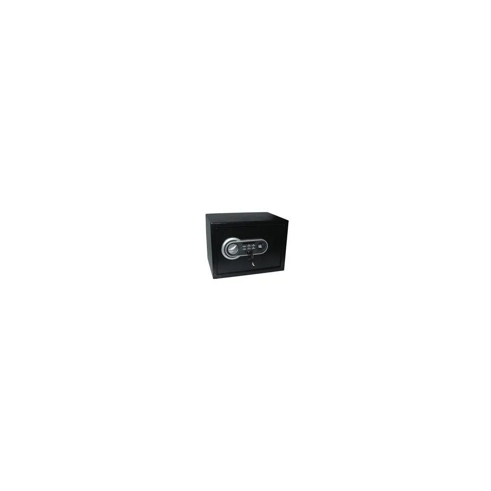 Tresor Safe Fingerprint inkl. Schlüssel 352 x 250 x 250 mm, 15,7 l schwarz