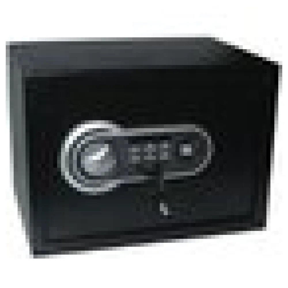 Tresor Safe Fingerprint inkl. Schlüssel 352 x 250 x 250 mm, 15,7 l schwarz – Bild 4