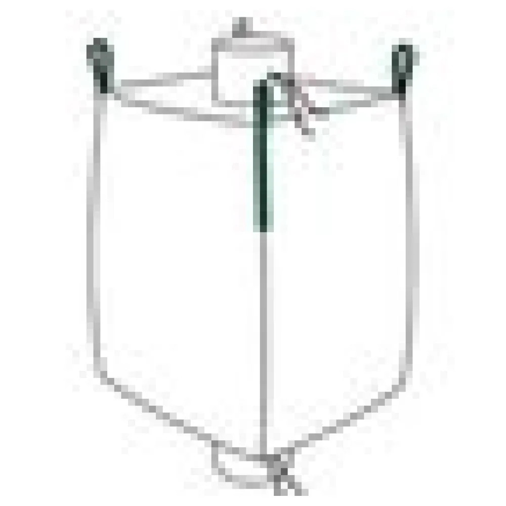 Big Bag 90x90x115cm mit Einlauf und Auslauf SWL 1.250 kg – Bild 4