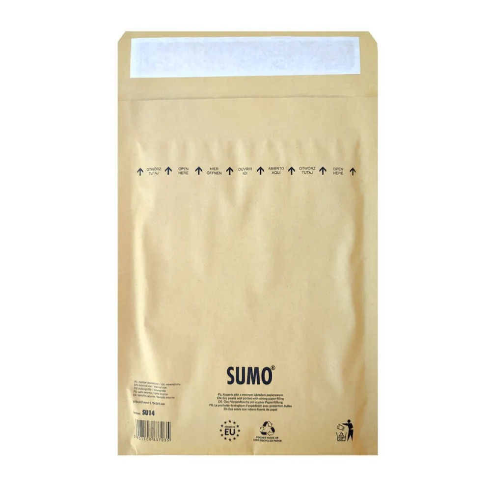 Papierpolstertaschen 195 x 265mm (A) | 175 x 265mm (I) braun, 50 Stk. – Bild 2