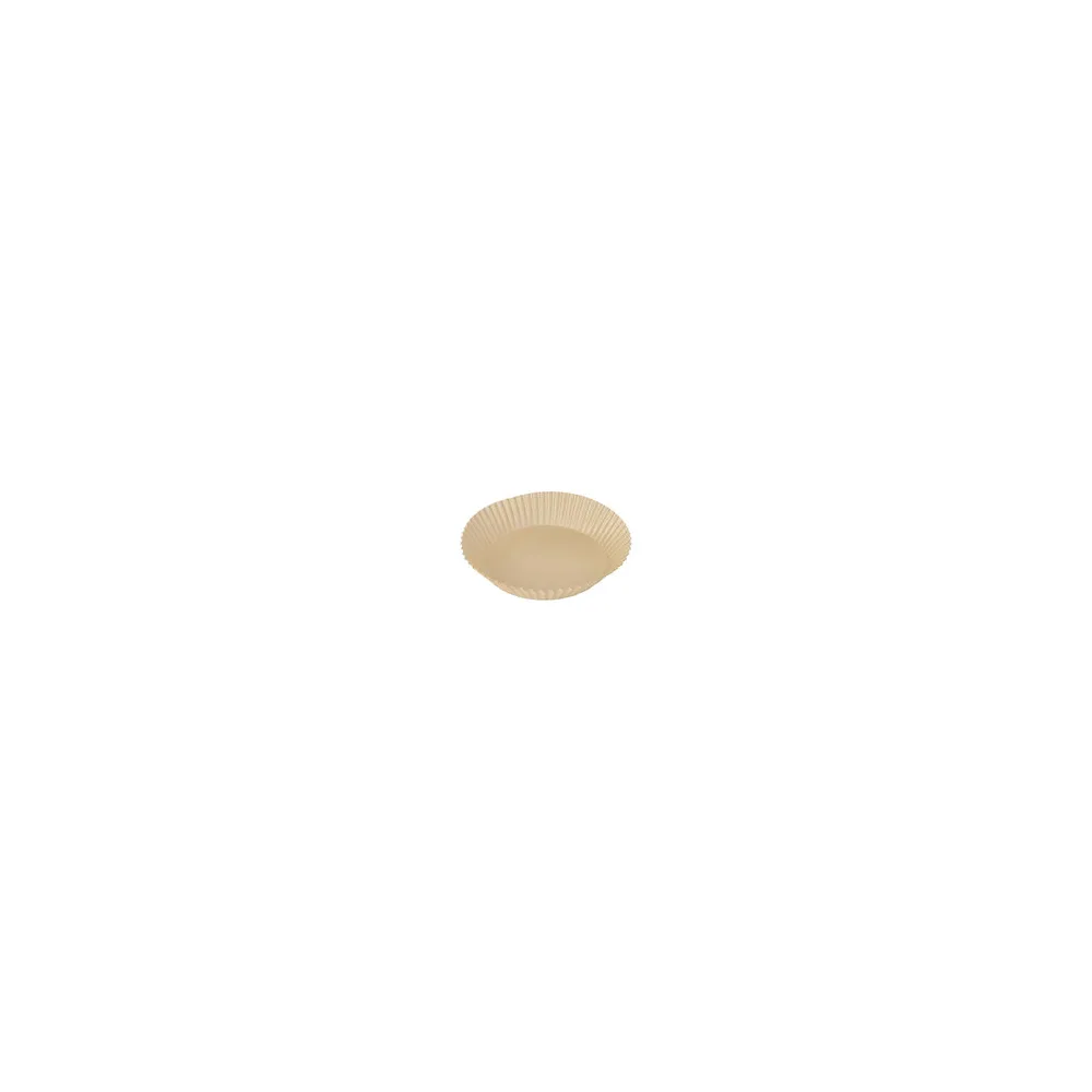 Backpapierzuschnitte für Heißluftfritteusen Mikrowelle Backofen O16cm x 4,5cm braun