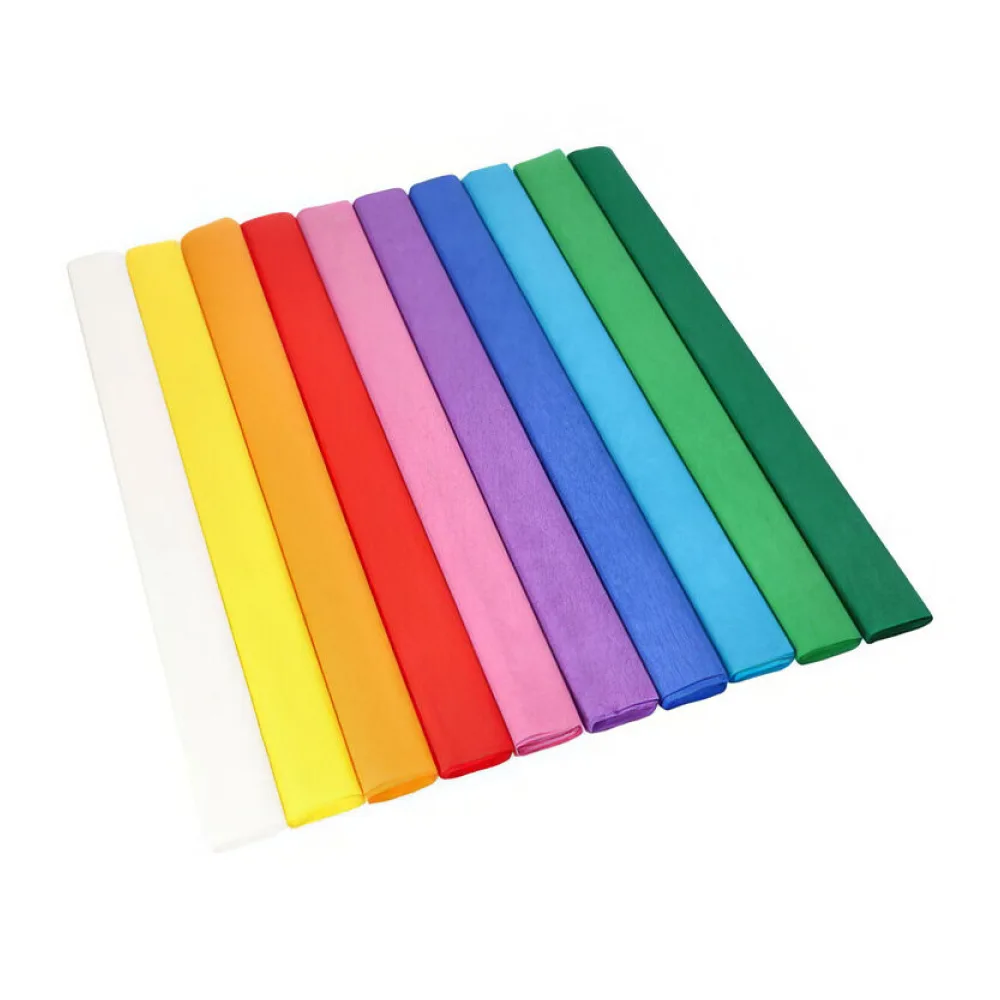 Krepppapier 2,5m x 50cm auf Rolle für dekorative Gastro-Einsätze, 10 Stk. – Bild 2