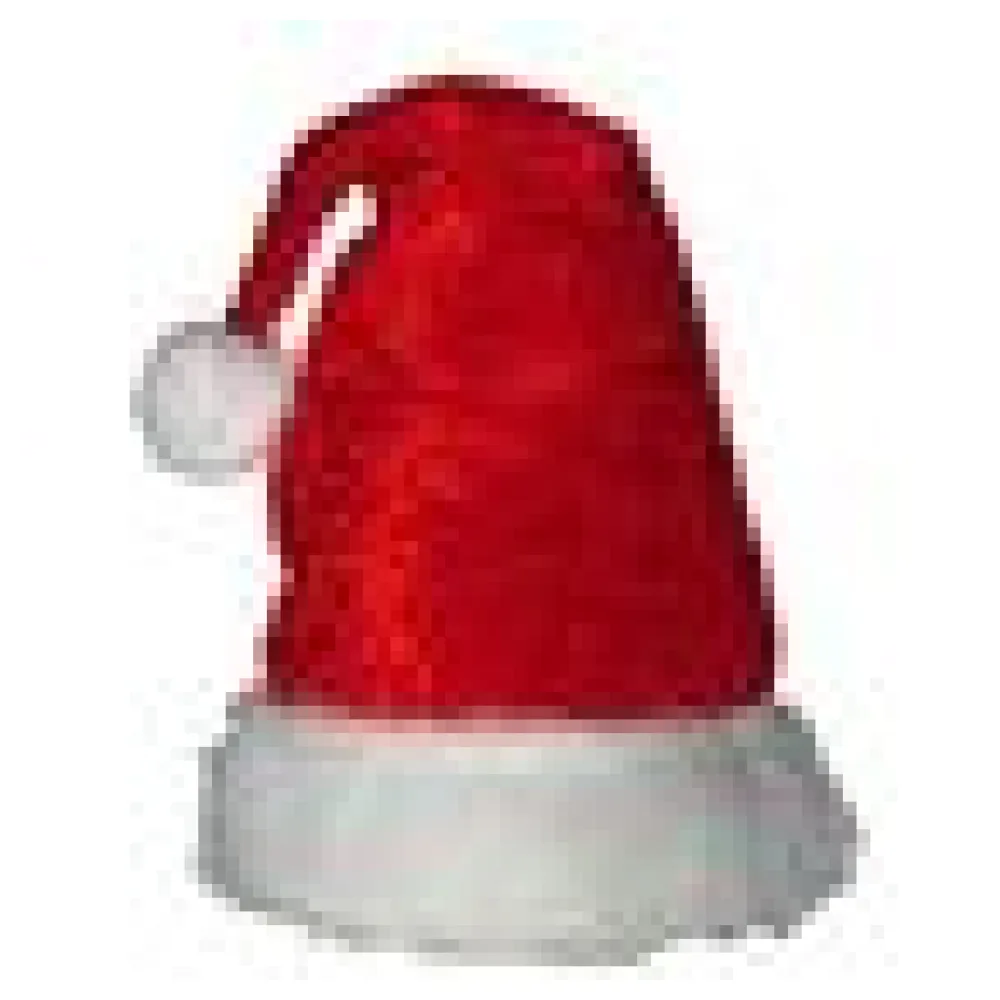 Weihnachtsmütze Exquisit aus Plüsch, rot 44 cm, 1 Stk. – Bild 4