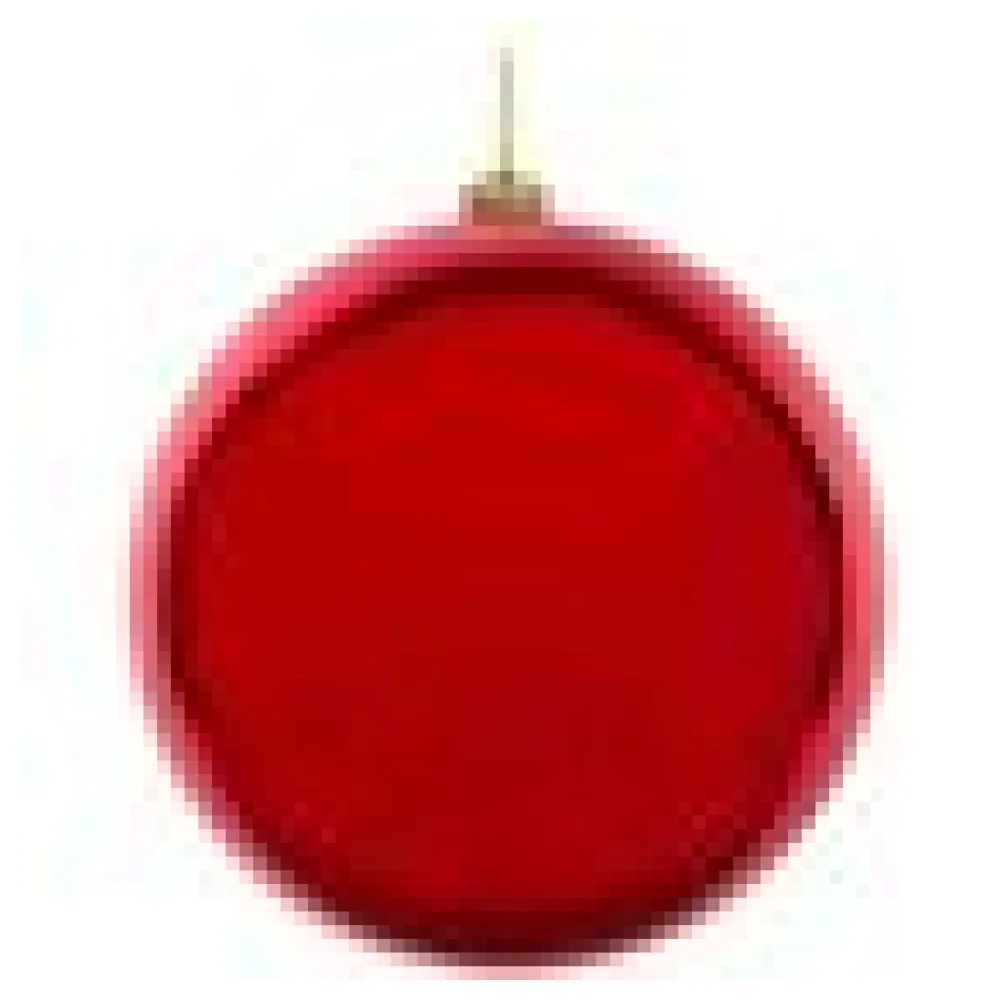 Weihnachtskugeln Christbaumkugeln XXL aus Kunststoff rot O25cm, 1 Stk. – Bild 4