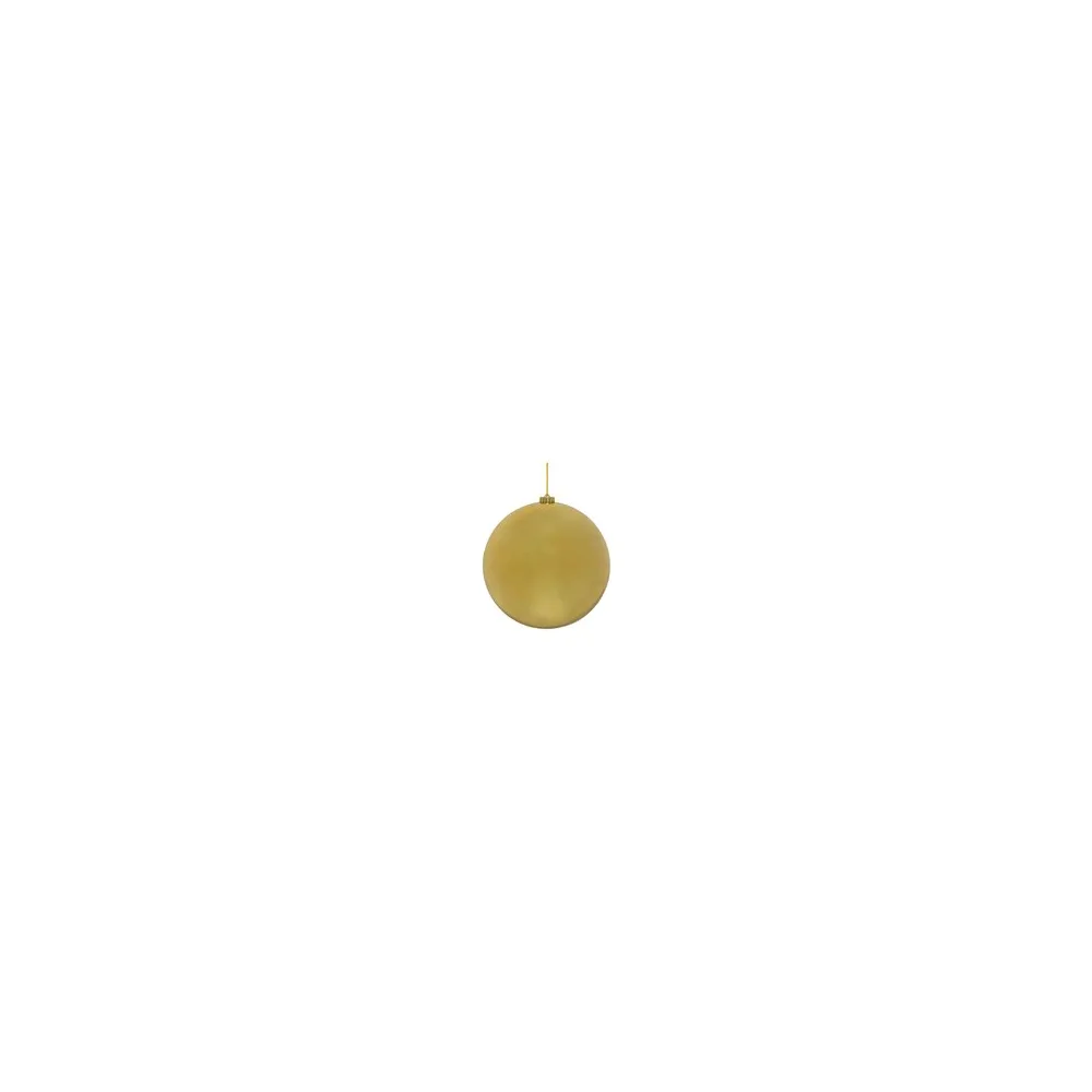 Weihnachtskugeln Christbaumkugeln XL aus Kunststoff gold, O15cm, 1 Stk.
