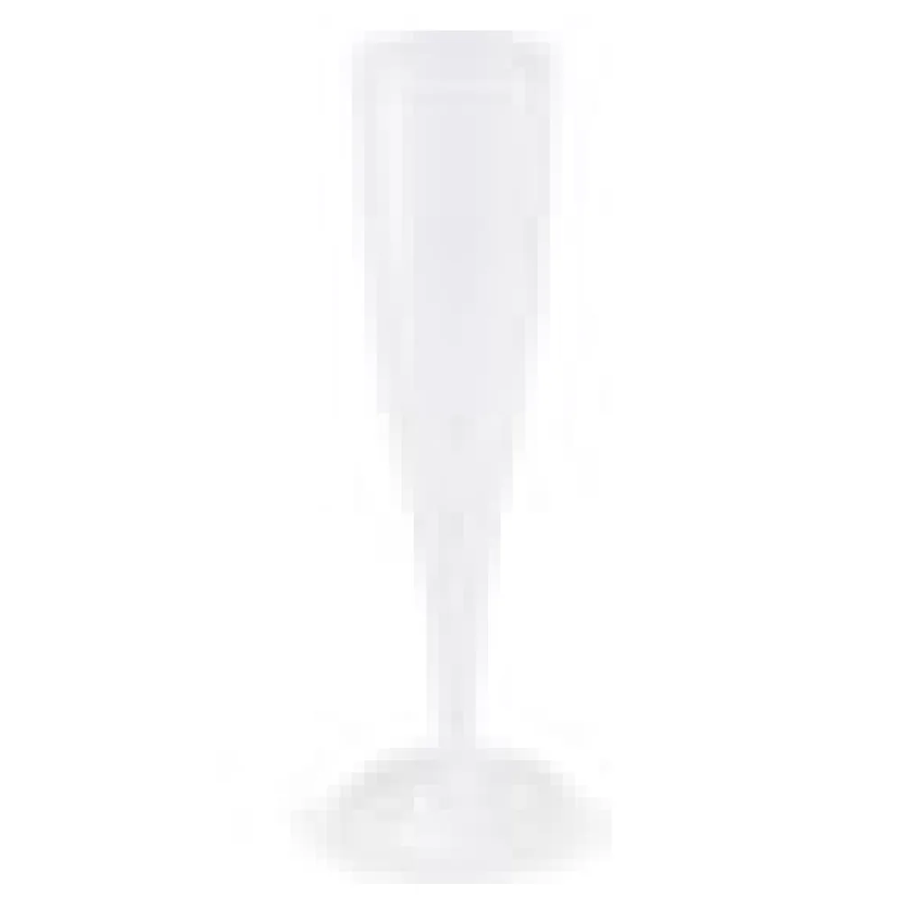 Mehrwegbecher Pfandbecher Sektglas transparent PP Eichstrich 0,1 l , 10 Stk. – Bild 4