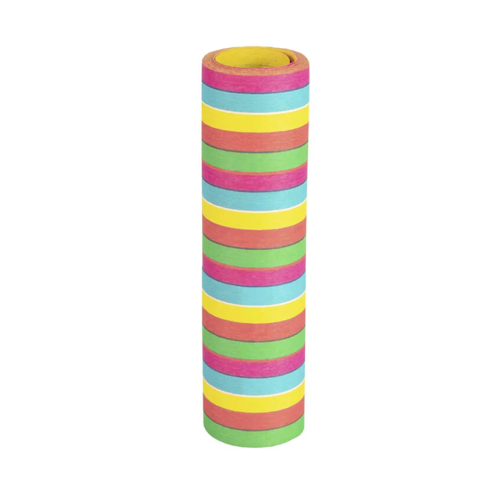 Luftschlangen aus Papier bunt schwer entflammbar 4m, 20 Stk. – Bild 2