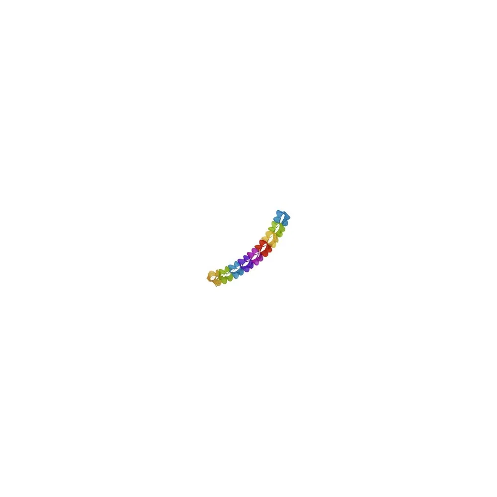 Girlande "Farbenspiel" aus Papier schwer entflammbar O16.5cm 3.6m, 1 Stk.